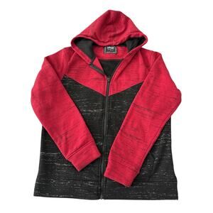 Company Eighty One Women’s Full zip Hooded Jacket Size L Black and Red
